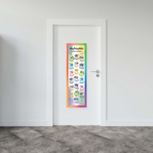 Bird Theme Words Door Banner