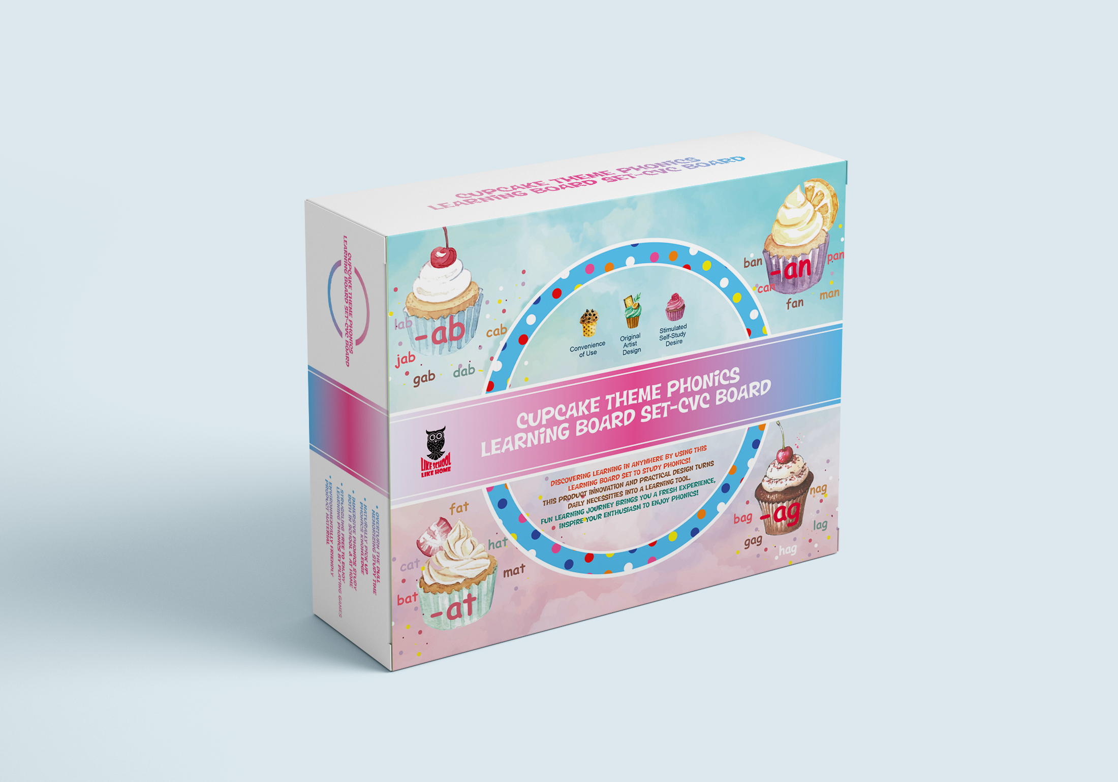 Cupcake Theme Learning Board Set