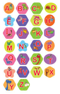 Dinosaur Theme Phonics Alphabet Board