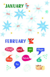 Jan-Feb Mixed fun sight calendar