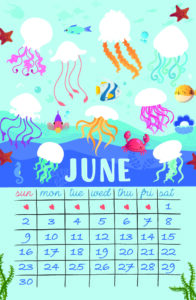 June 2024 Mixed Fun sight word calendar