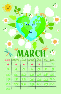 March 2024 Mixed fun Sight word Calendar