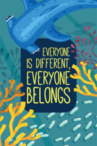 Ocean Theme Learning Quote Poster