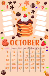 October 2024 Mixed Fun CVC Words Calendar