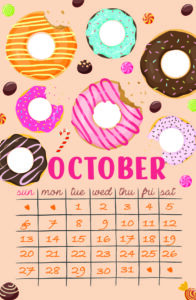 October 2024 Mixed Fun sight word calendar