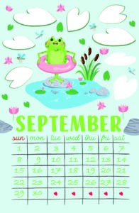 September 2024 Mixed Fun sight word calendar