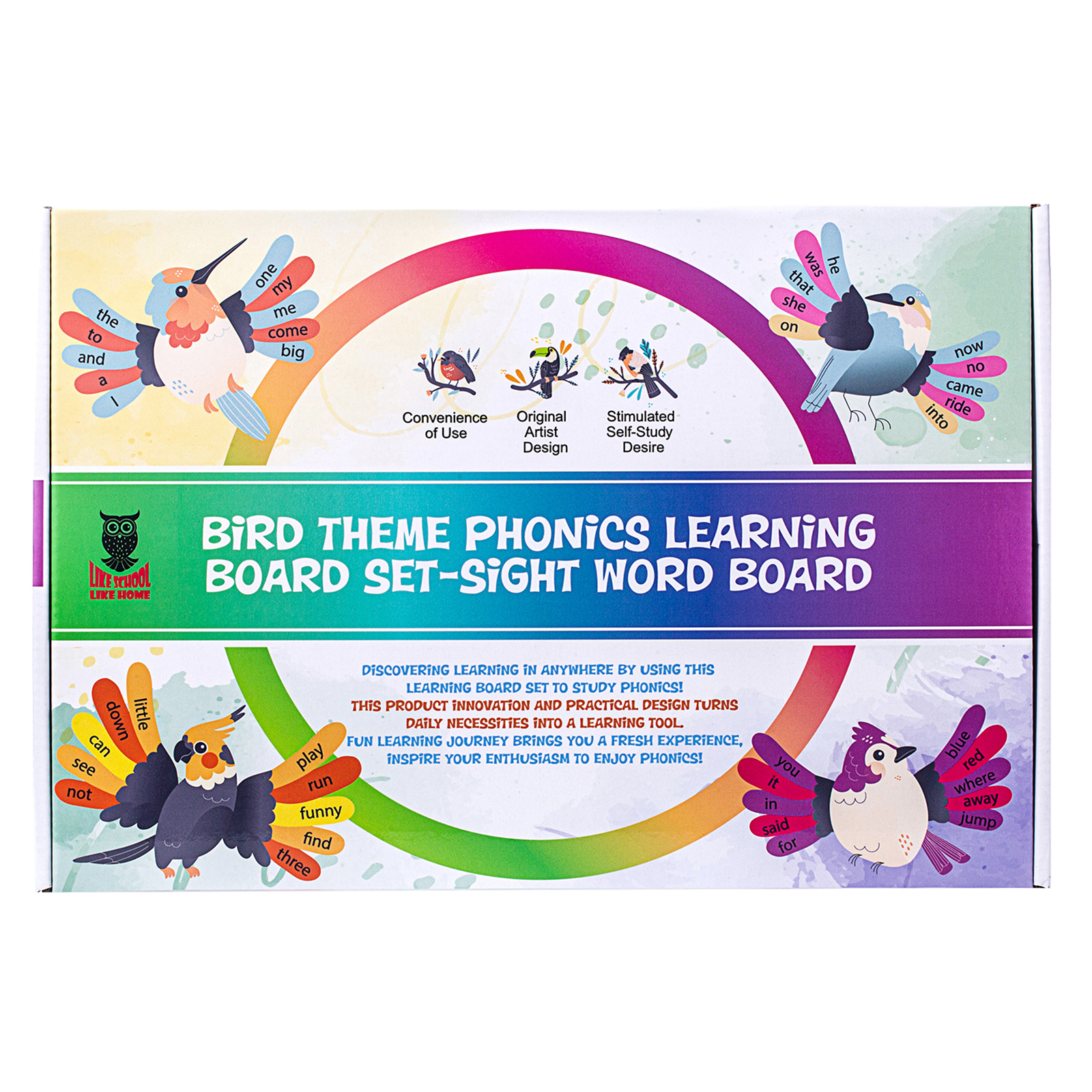 Bird Theme Phonics Learning Board Set-Sight Word Board