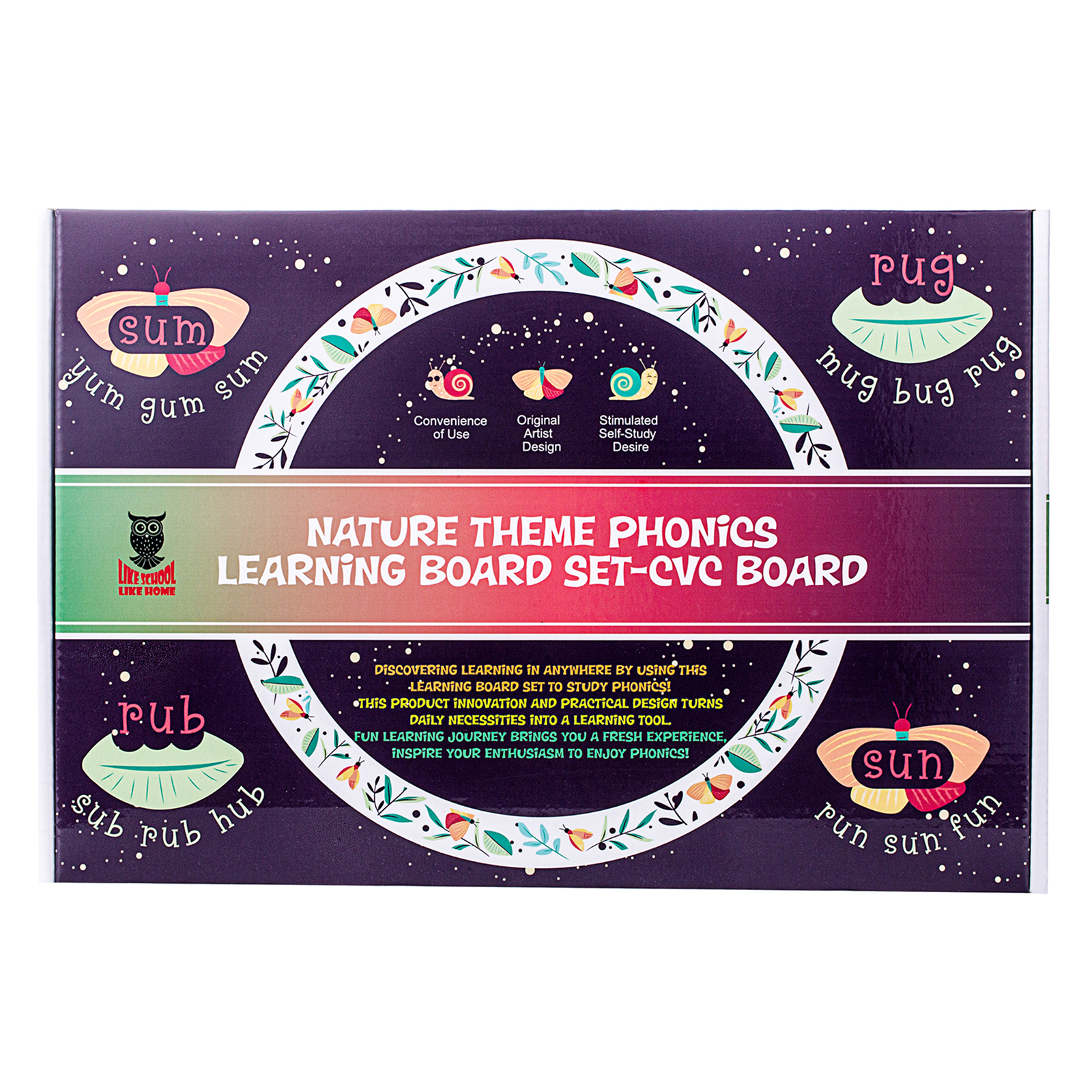 Nature Theme Phonics Learning Board Set-CVC Board