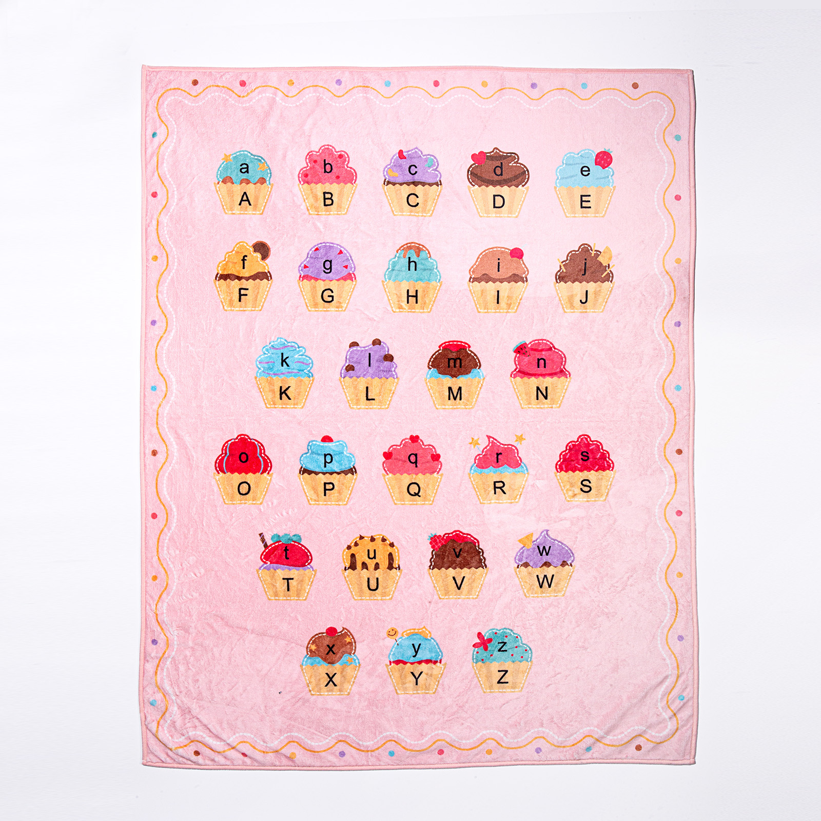 Phonics Blanket for Kids（Cupcake Alphabet Fun)